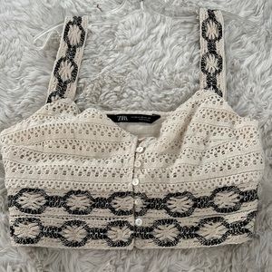 Zara crop top